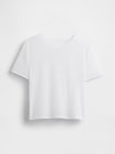 メッシュ クロップドTシャツ-4