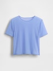 メッシュ クロップドTシャツ-4
