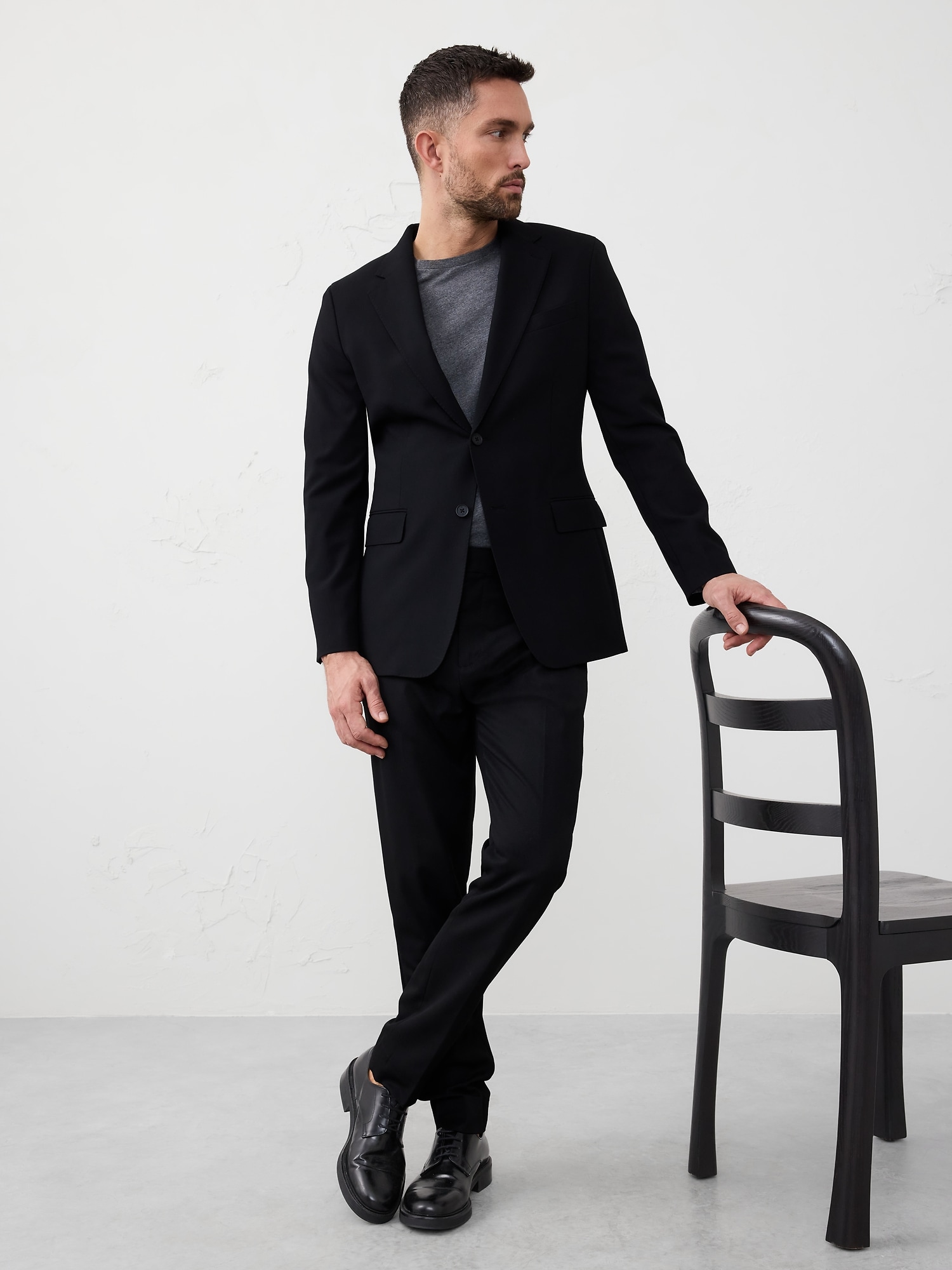 Plain Weave Suit Jacket