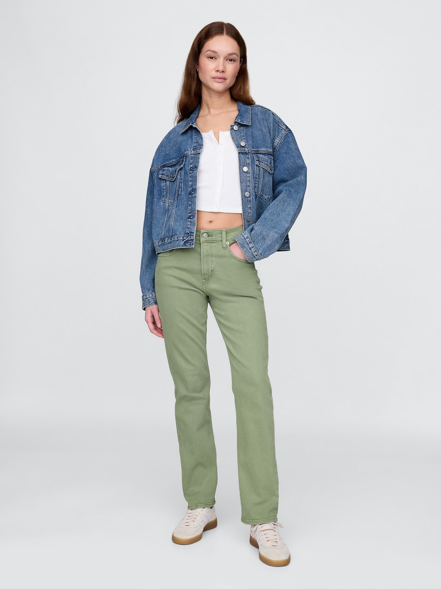 High Rise '90s Slim Straight Jeans
