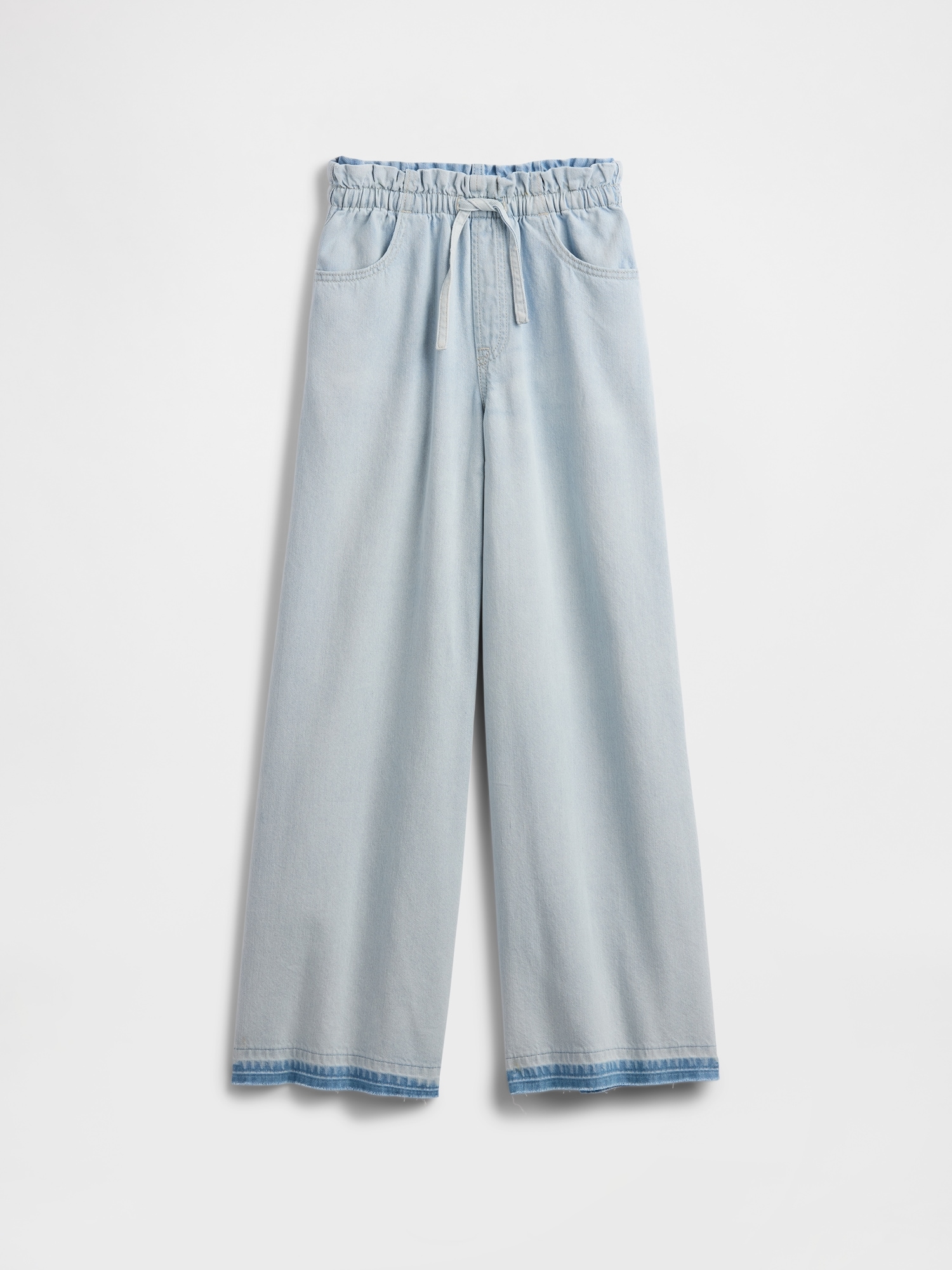Kids High Rise Pull-On Baggy Jeans