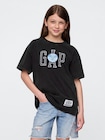 30th アニバーサリー オーバーサイズ GAPロゴ チュニックTシャツ (キッズ)-0