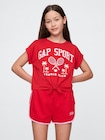 フロントネクタイ GAPロゴTシャツ (キッズ)-0