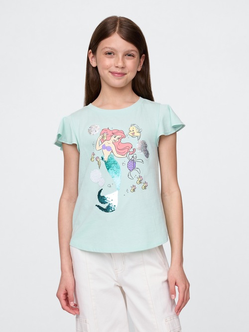 GapKids x ディズニー フラッタースリーブ グラフィックTシャツ