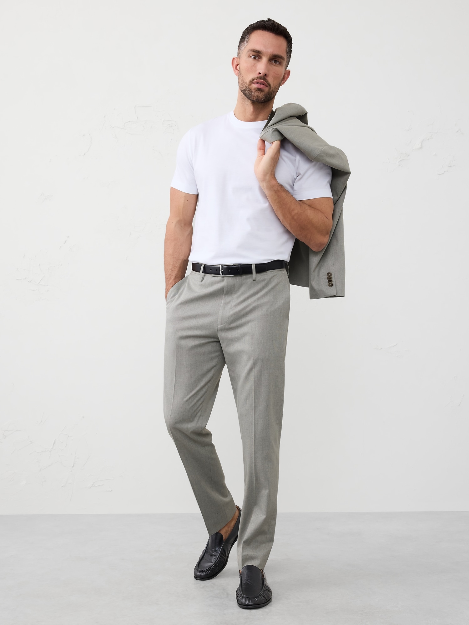 Sharkskin Suit Trouser