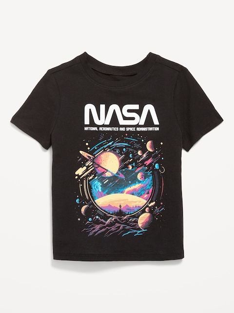 T-SHIRT À IMPRIMÉ NASA UNISEXE POUR TOUT-PETIT