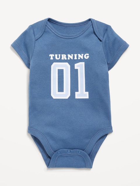 Short-Sleeve Graphic Bodysuit for Baby