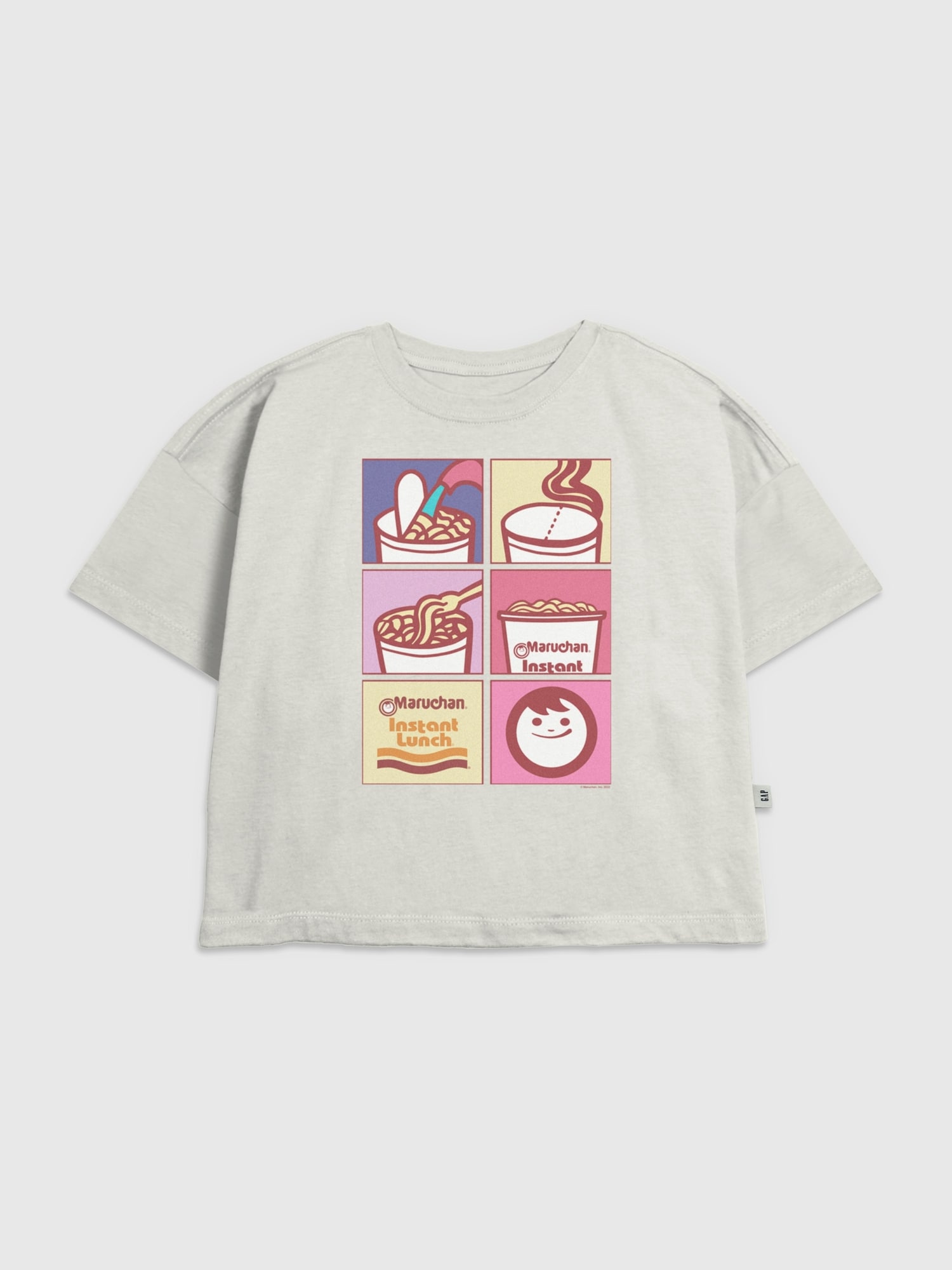 Kids Maruchan Noodle Grid Graphic T-Shirt