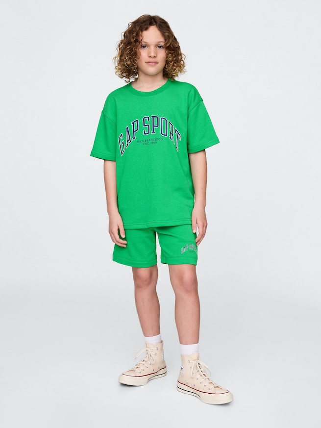 リラックス GAPグラフィック テリーTシャツ-3