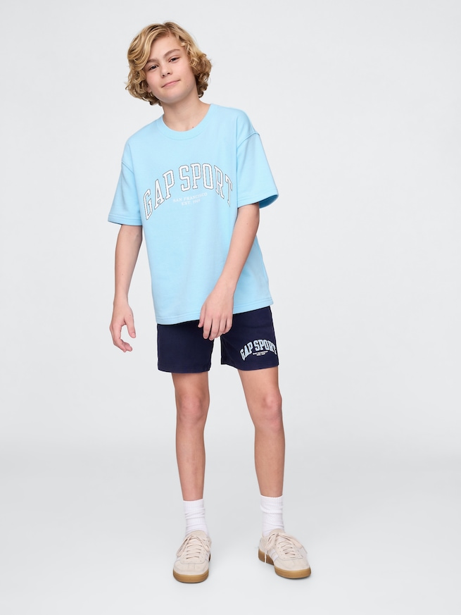 リラックス GAPグラフィック テリーTシャツ-3