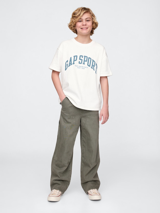 リラックス GAPグラフィック テリーTシャツ-3