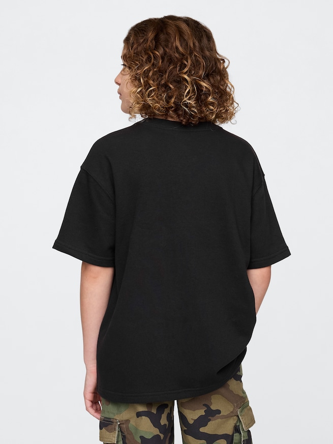 リラックス GAPグラフィック テリーTシャツ-2