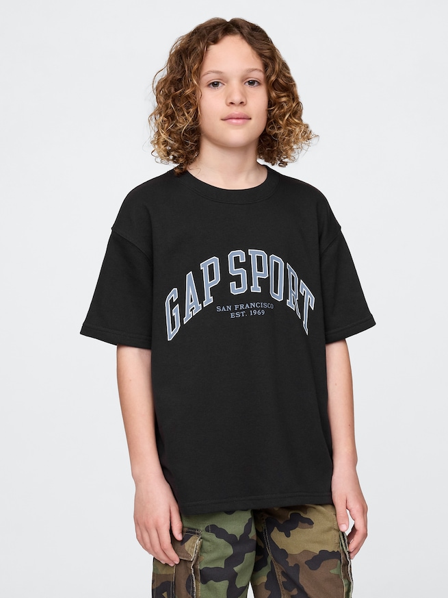 リラックス GAPグラフィック テリーTシャツ-0