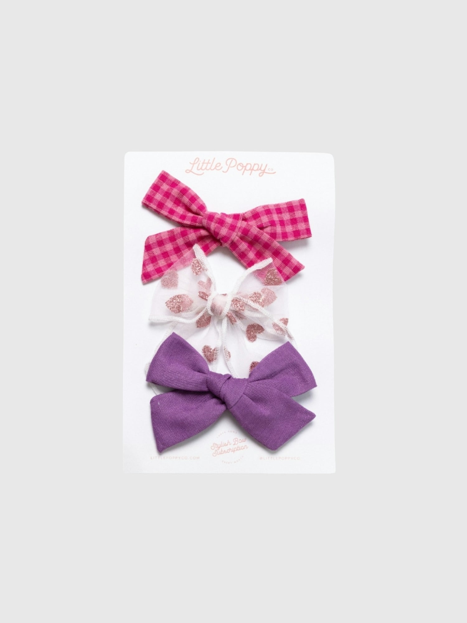 The Taylor Bow Clip Set