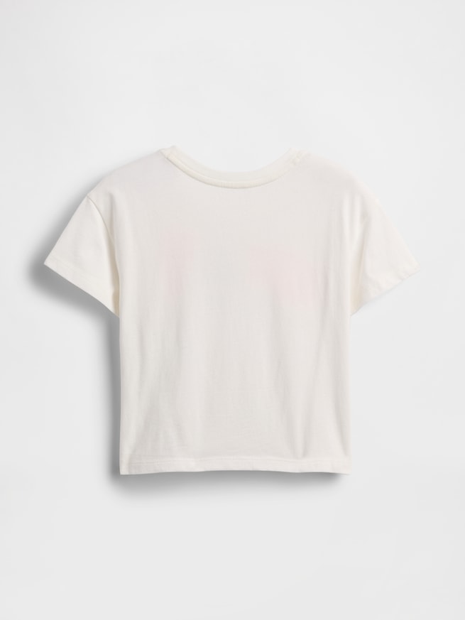 babyGap リラックス 裾結び グラフィックTシャツ-1
