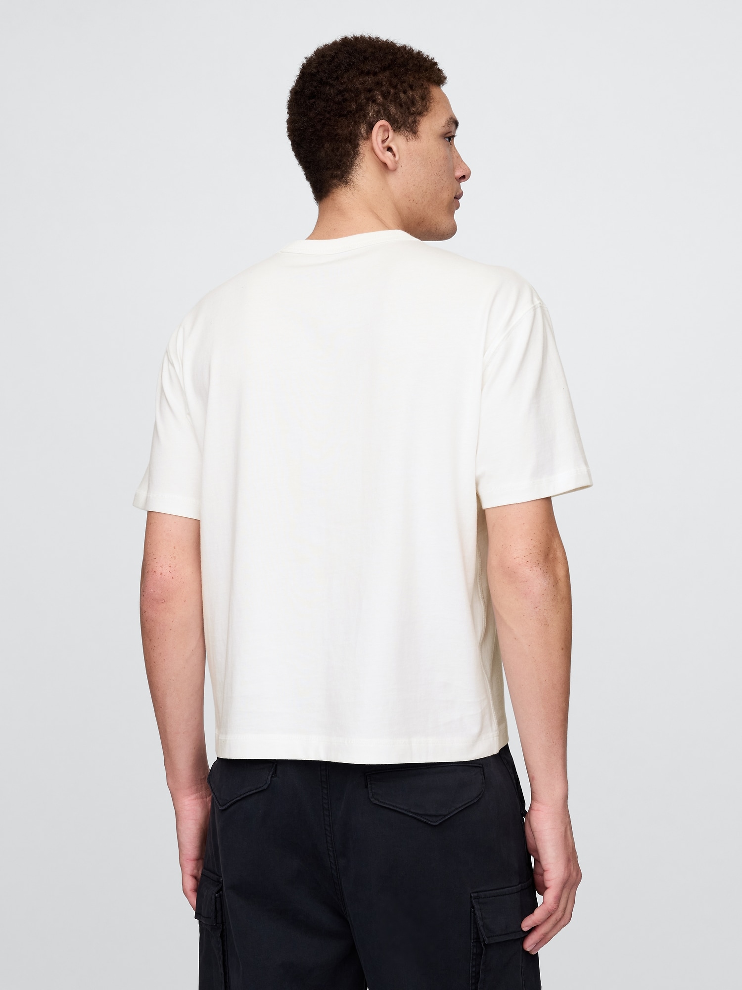 GAPロゴ クロップドTシャツ-2