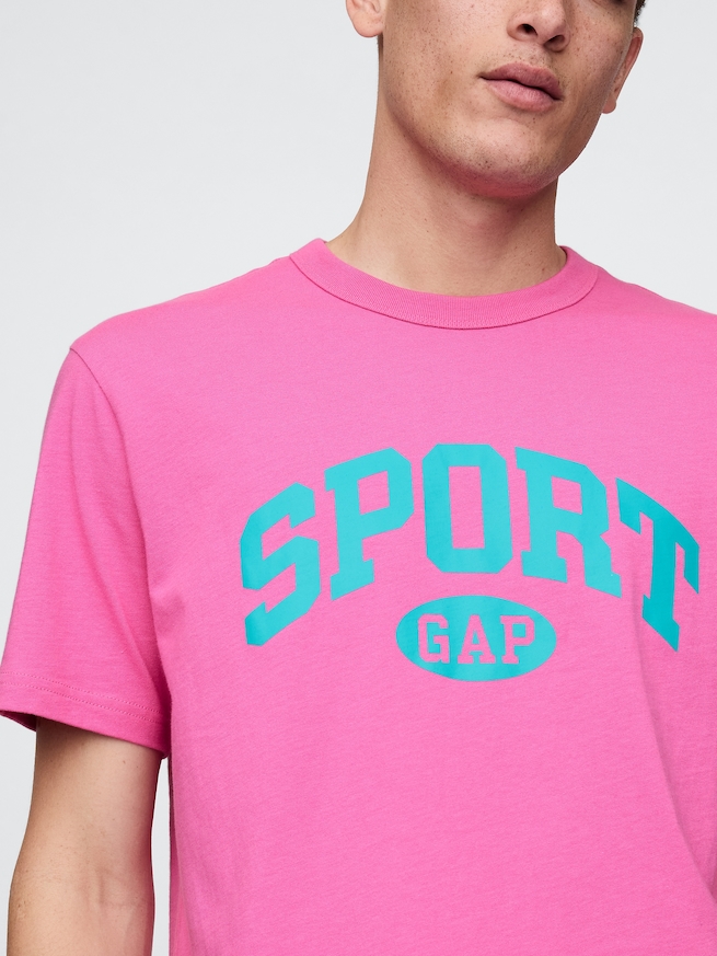 GAP SPORTロゴ リラックスTシャツ-3