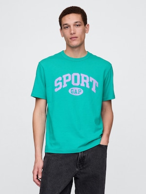 GAP SPORTロゴ リラックスTシャツ