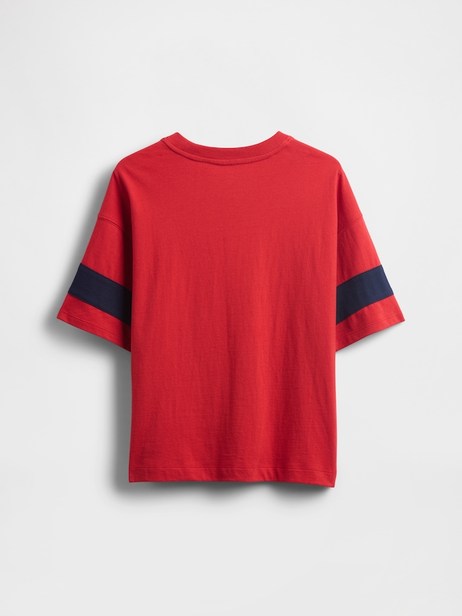 30th アニバーサリー バーシティスタイル ジャージー Tシャツ (キッズ)-1