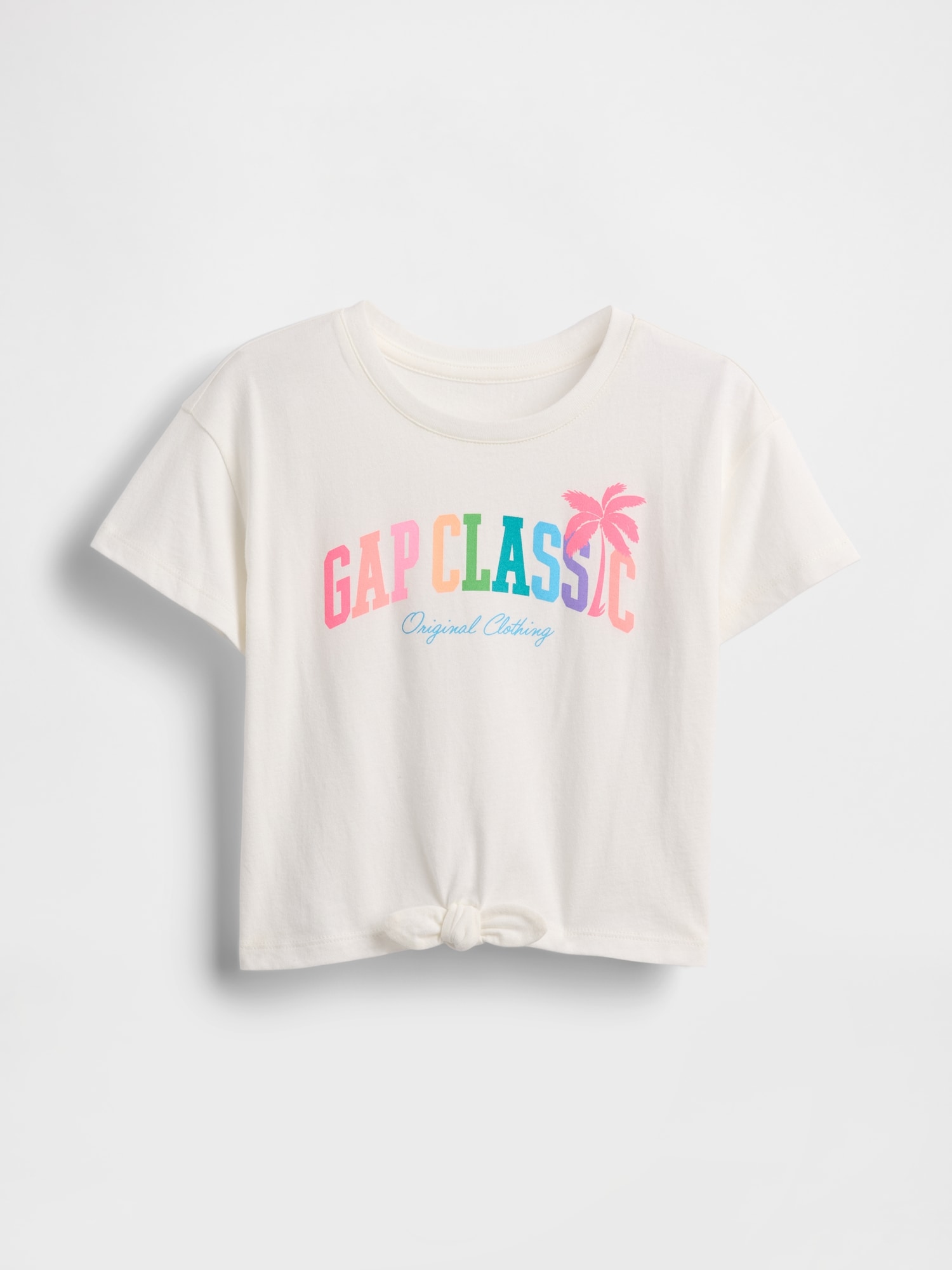Babygap リラックス 裾結び グラフィックtシャツ