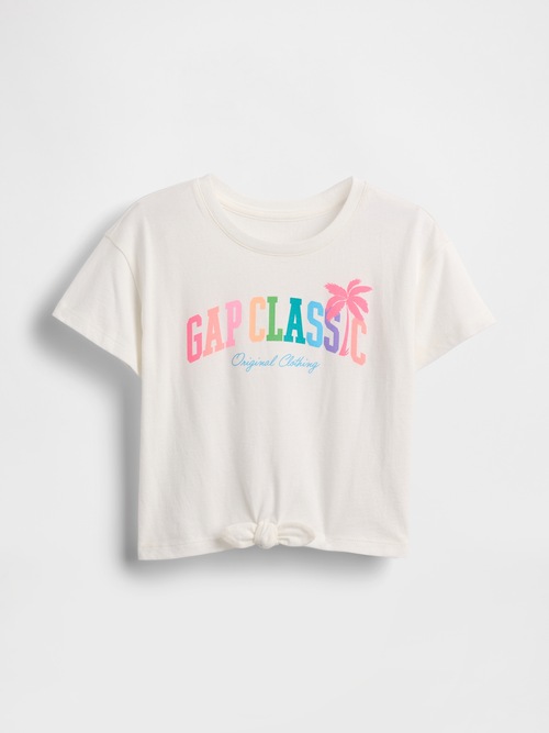 babyGap リラックス 裾結び グラフィックTシャツ