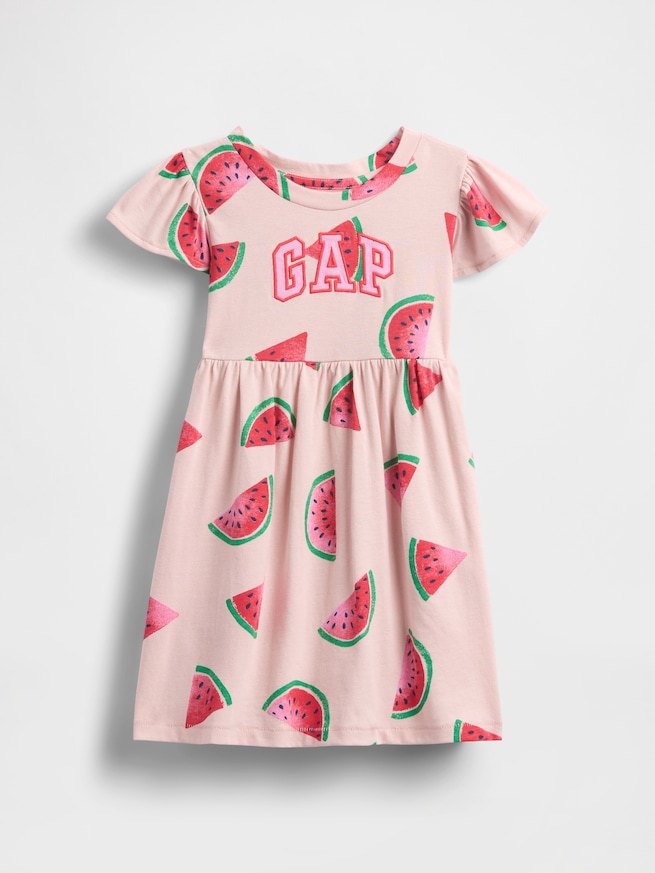 babyGap GAPロゴ ワンピース-0