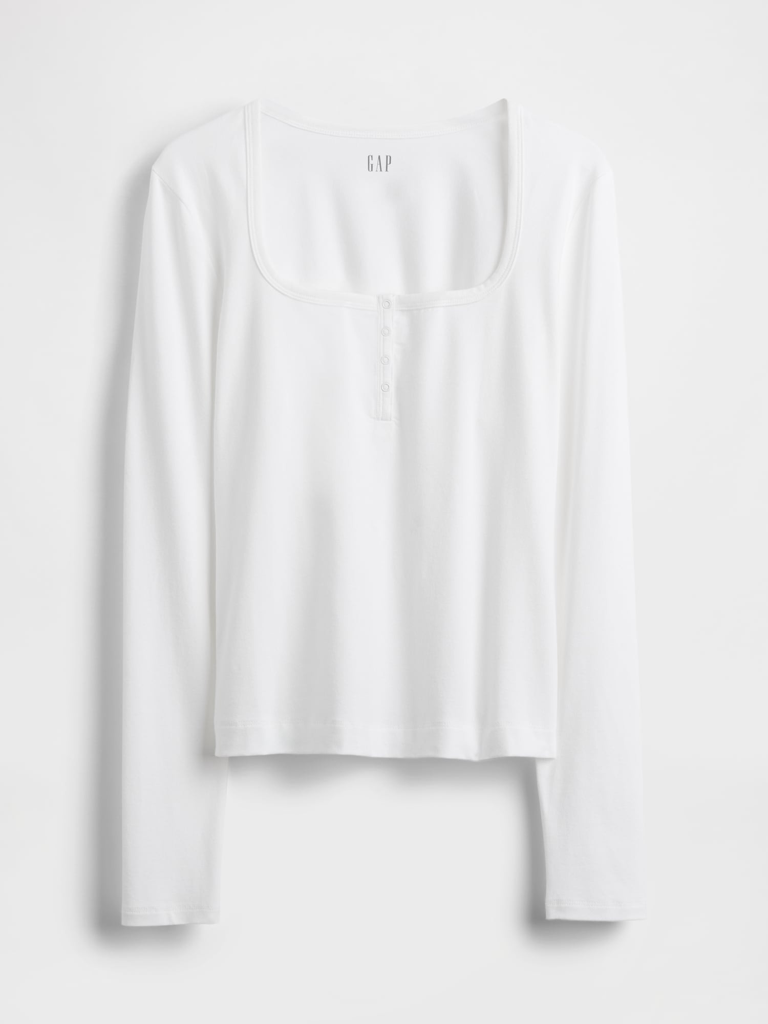 クローズニット ジャージー ヘンリーTシャツ-3