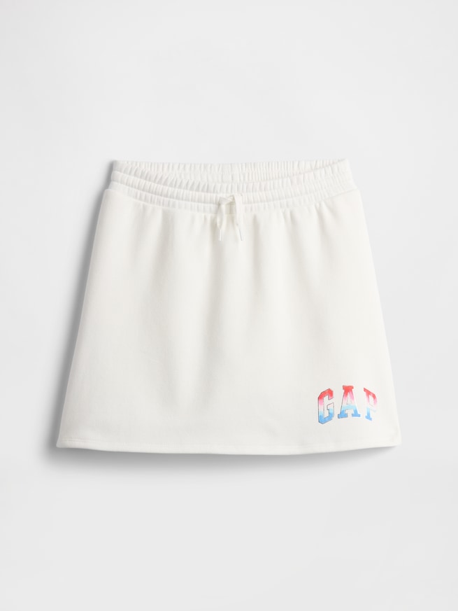 GAPロゴ プルオンミニスカート・スコート (キッズ)-0