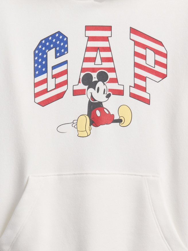 GapKids × ディズニー ミッキーマウス リラックス GAPロゴ パーカー-2