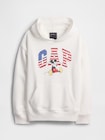 GapKids × ディズニー ミッキーマウス リラックス GAPロゴ パーカー-0