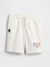 GapKids × ディズニー ミッキーマウス リラックス GAPロゴ プルオンショートパンツ-0