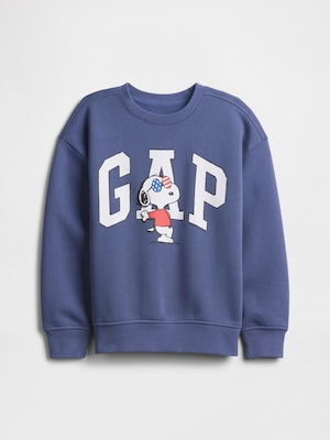GapKids | ピーナッツ リラックス GAPロゴ スウェットシャツ