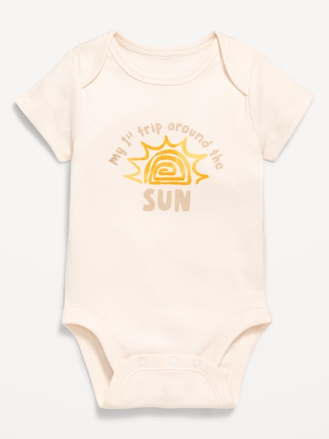 Short-Sleeve Graphic Bodysuit for Baby