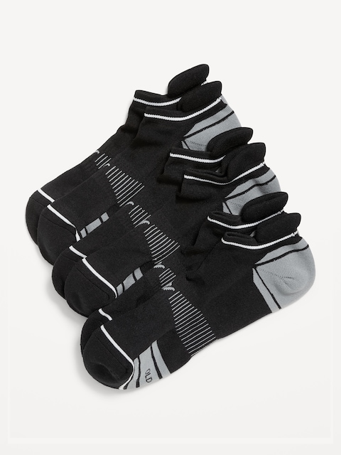 3-Pack Athletic Ankle Run Socks for Men
