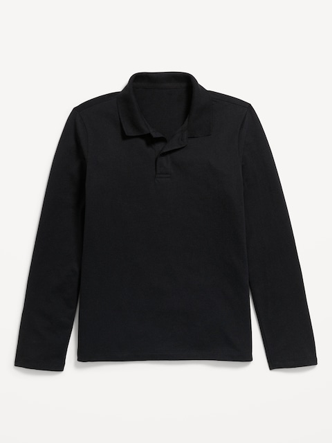 POLO D'UNIFORME SCOLAIRE À MANCHES LONGUES POUR GARÇON