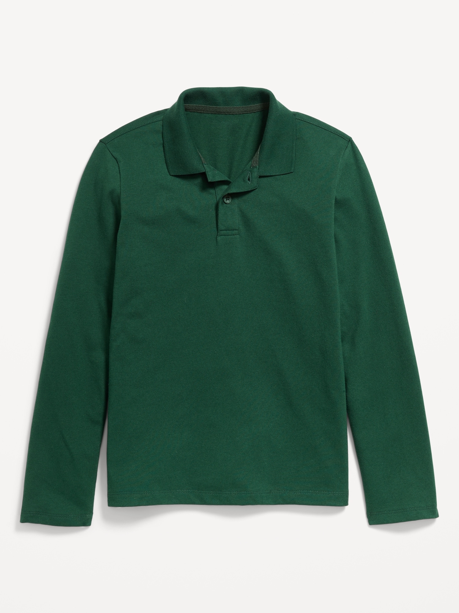 POLO D'UNIFORME SCOLAIRE À MANCHES LONGUES POUR GARÇON