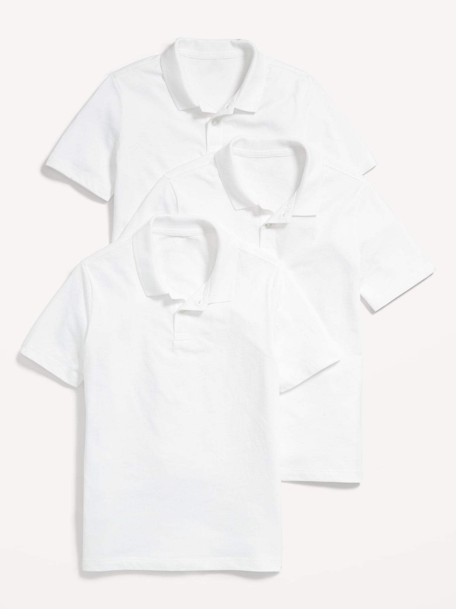 School Uniform Polo Shirt 3-Pack for Boys