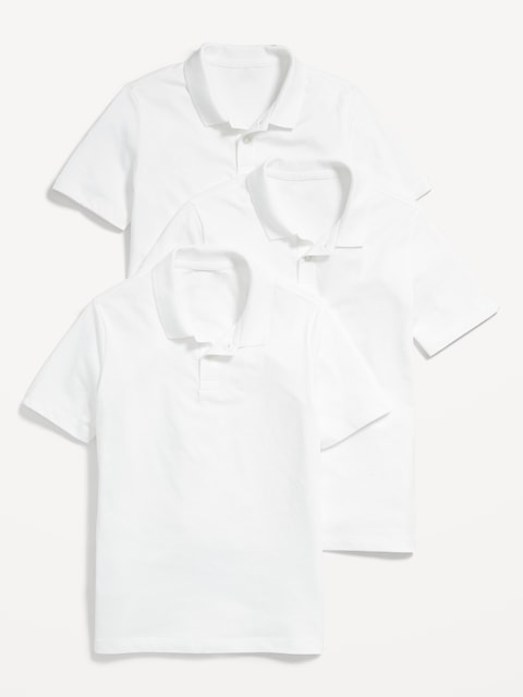 School Uniform Polo Shirt 3-Pack for Boys