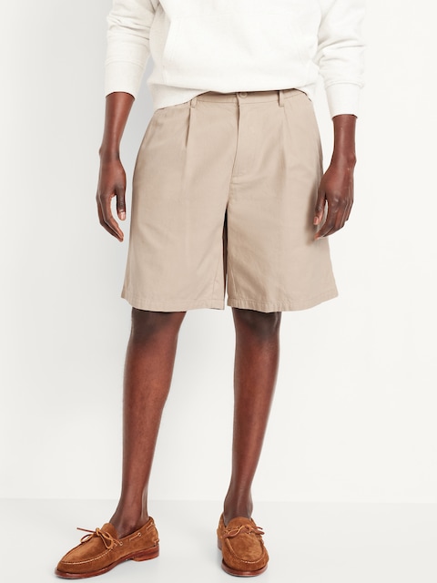 Baggy Bermuda Shorts -- 9-inch inseam