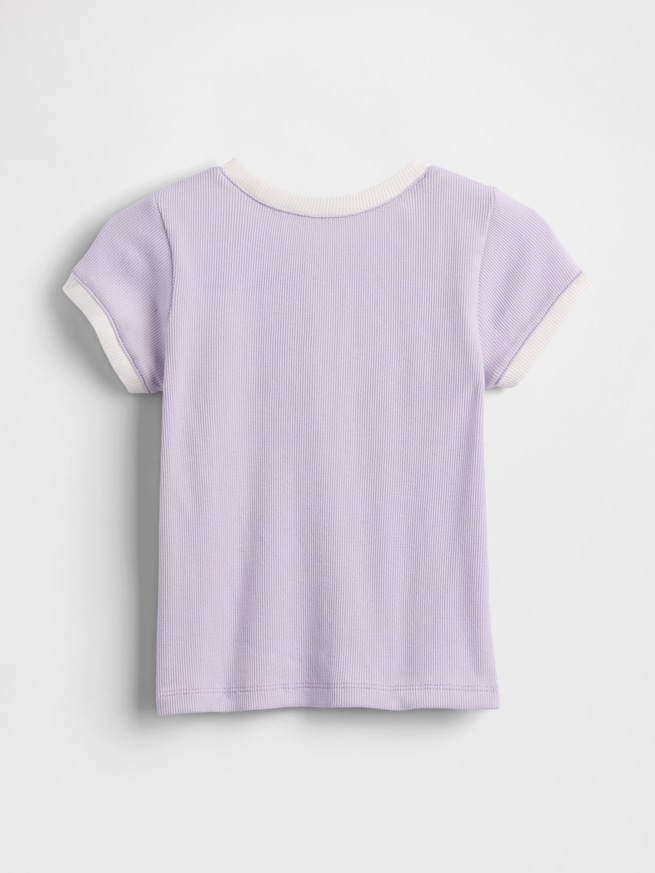 babyGap リブ リンガーTシャツ-1