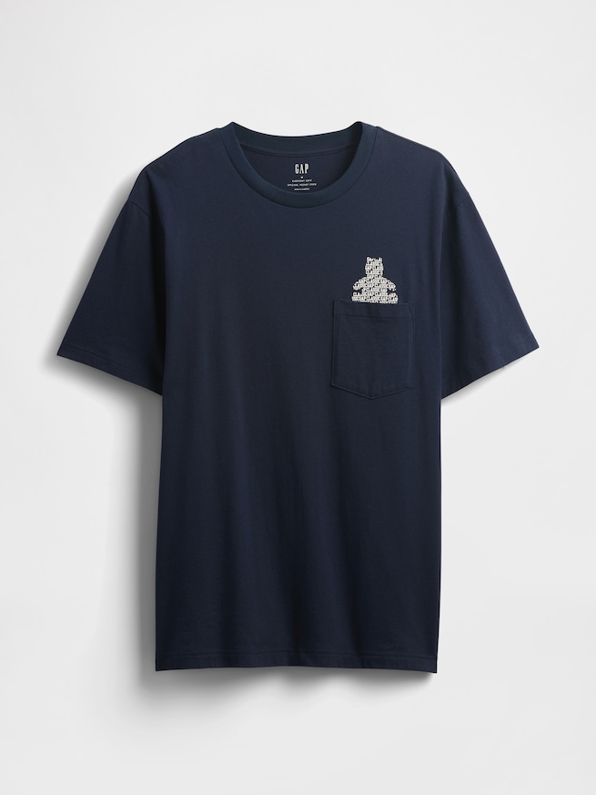 ポケット グラフィックTシャツ-4