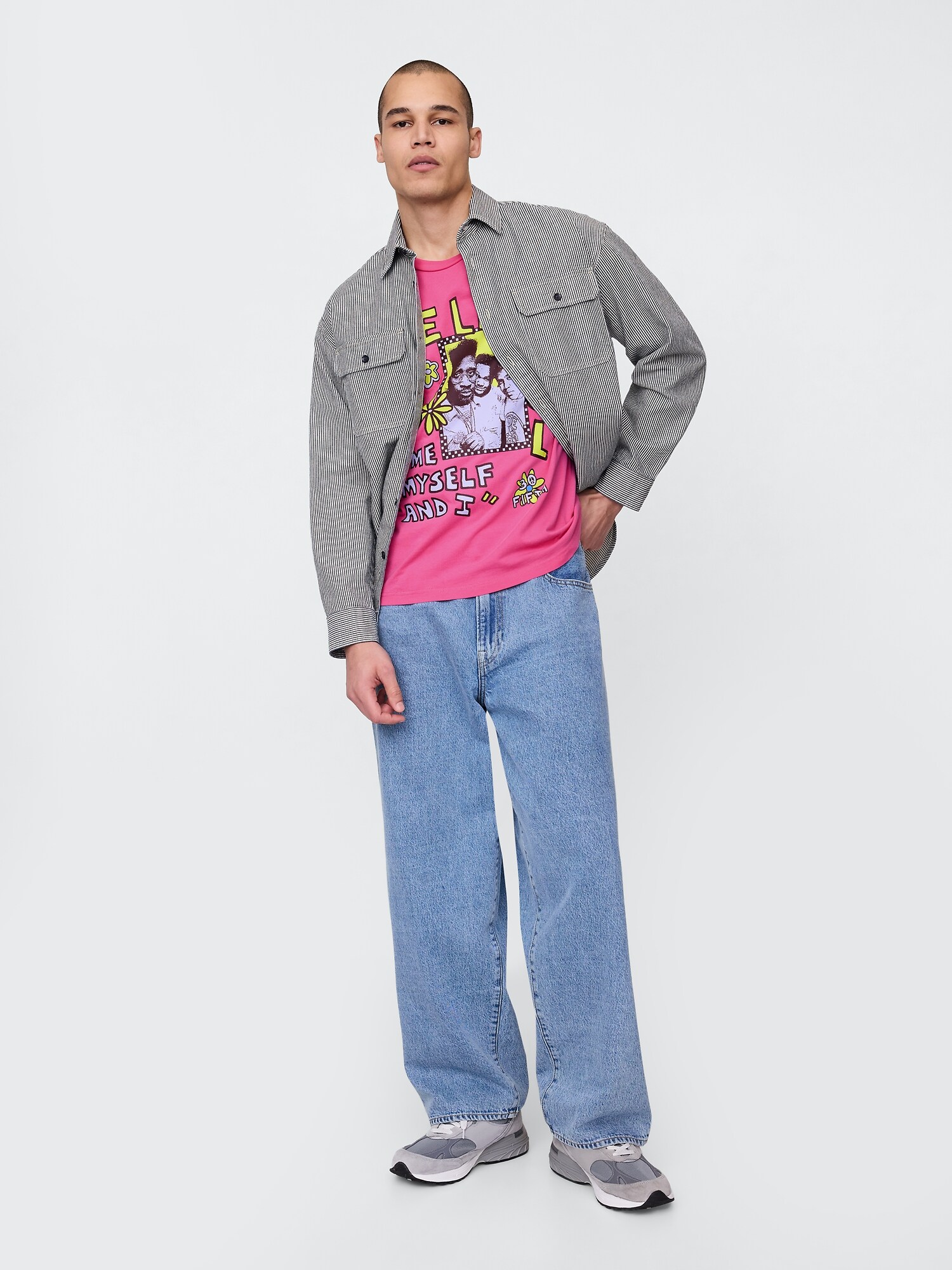 デ・ラ・ソウル グラフィックTシャツ-1