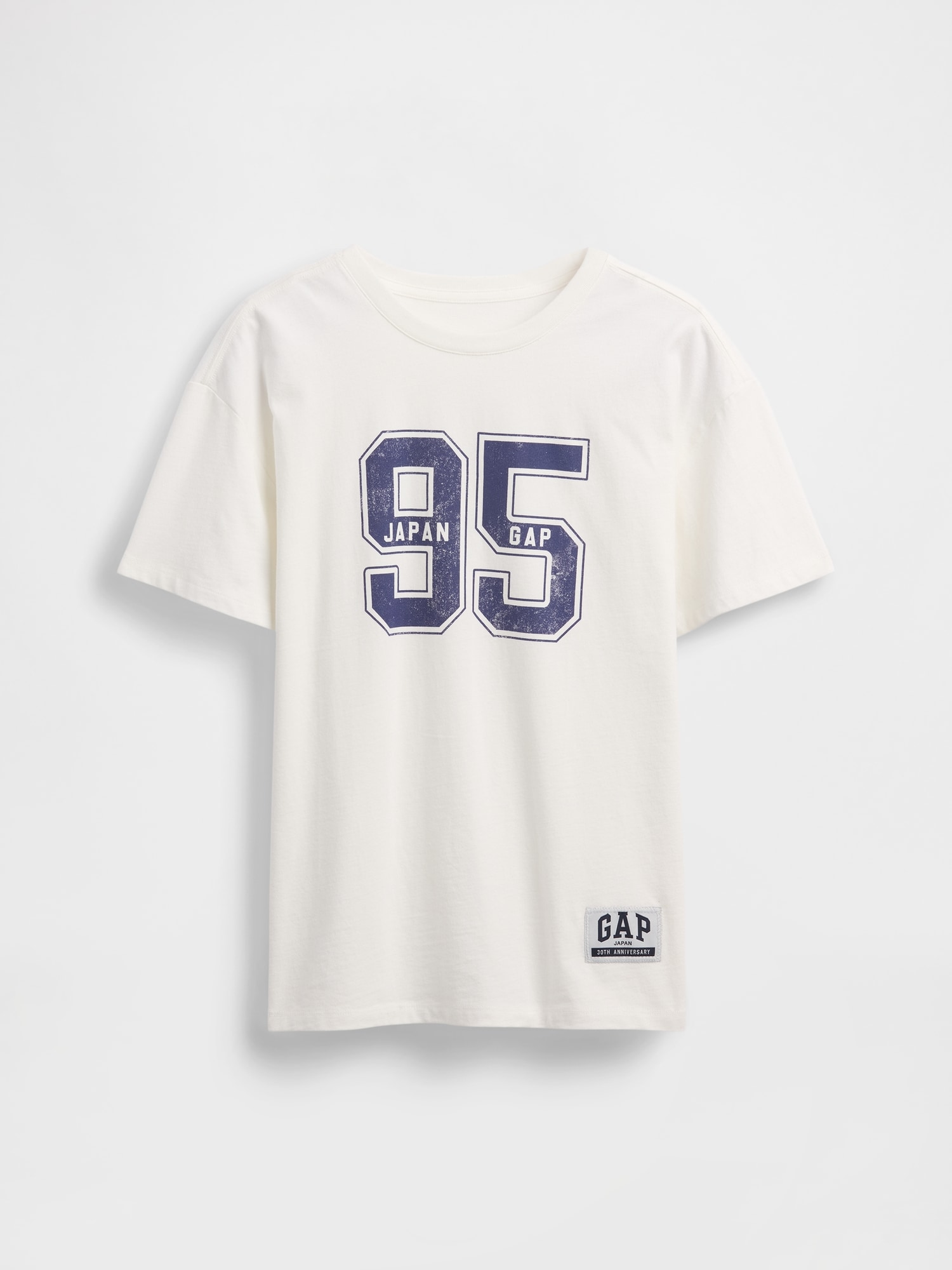 30th アニバーサリー オーバーサイズ GAPロゴ チュニックTシャツ (キッズ)-1