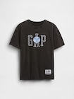 30th アニバーサリー オーバーサイズ GAPロゴ チュニックTシャツ (キッズ)-1