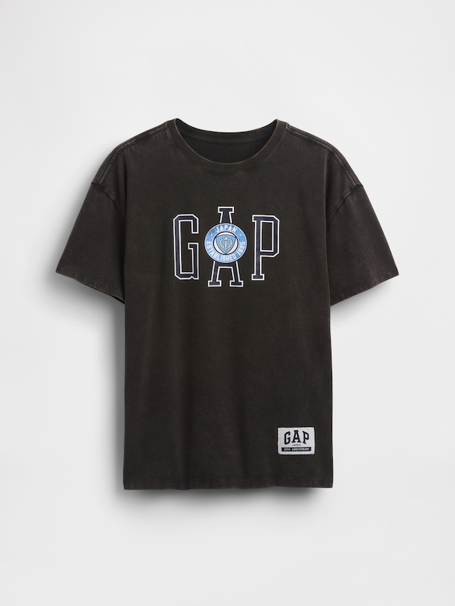 30th アニバーサリー オーバーサイズ GAPロゴ チュニックTシャツ (キッズ)-1