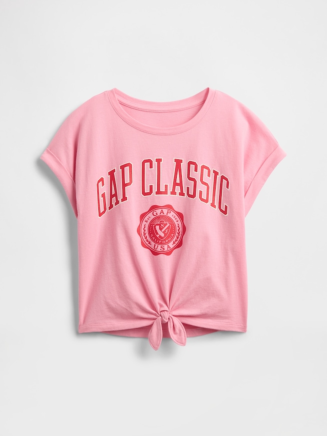 フロントネクタイ GAPロゴTシャツ (キッズ)-1
