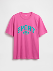 GAP SPORTロゴ リラックスTシャツ-4