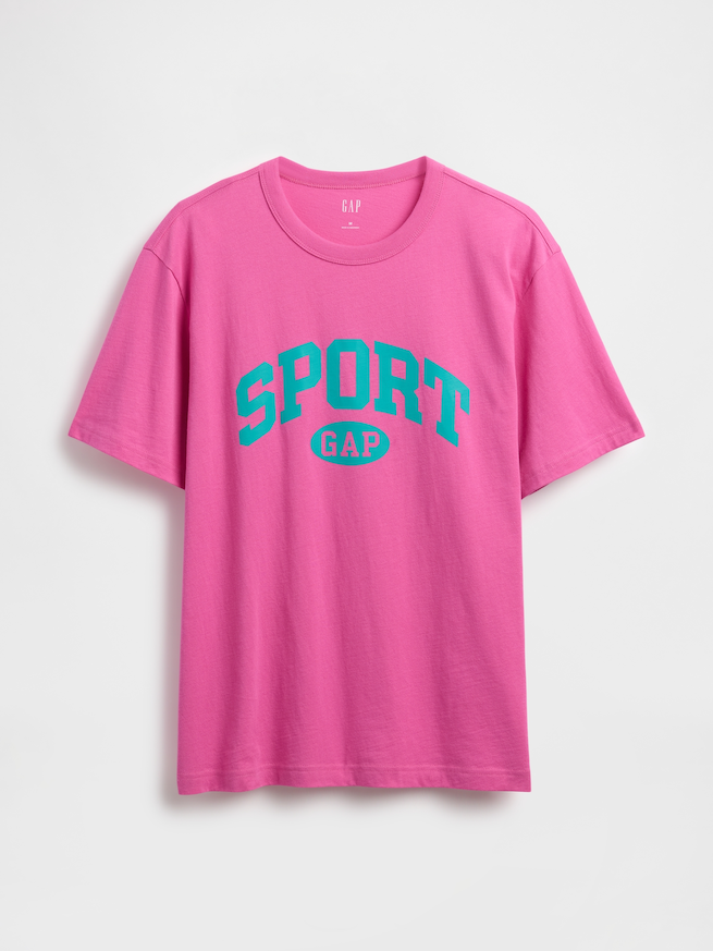 GAP SPORTロゴ リラックスTシャツ-4