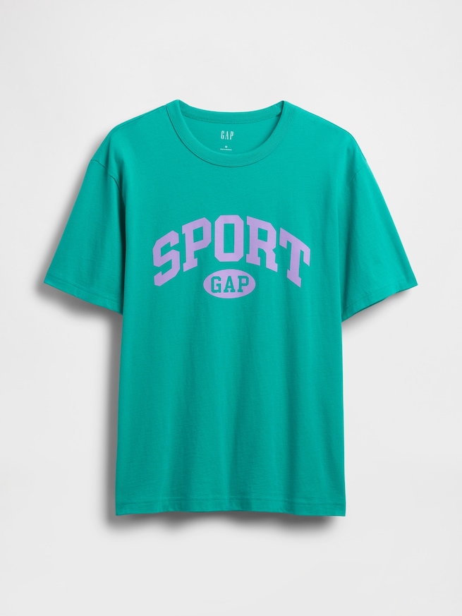 GAP SPORTロゴ リラックスTシャツ-4