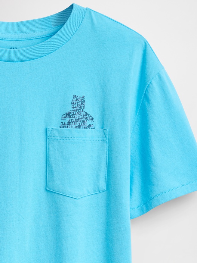 ポケット グラフィックTシャツ (キッズ)-2